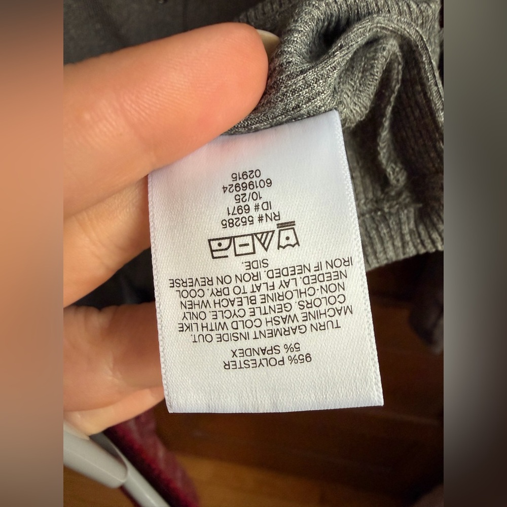 Express Long Sleeve Square Neck Snap Button Top - image 4